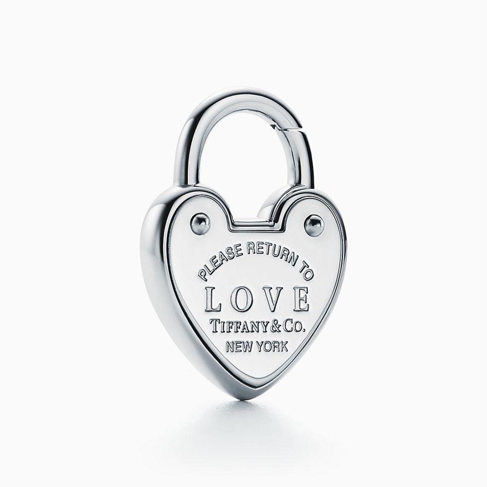 NWT Tiffany & Co. RTT love luck charm medium Sterling silver